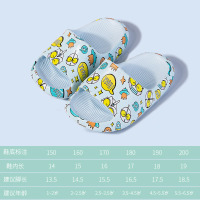奥特曼联名小鹿儿童拖鞋夏男孩防滑软底男童卡通小孩小童宝宝凉拖 蓝色印花 内长14cm