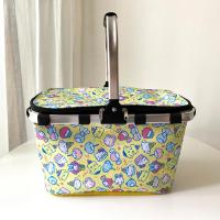 日本卡通户外野餐篮子可爱保温包号便携铝箔手提篮车载收纳冰包 冰激凌蛋糕KT