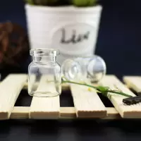 50只小吊瓶透明玻璃瓶子小号种多肉花瓶迷你悬挂水养植物花器 50只 2.2CM*3CM玻璃瓶 5ML