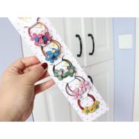 不伤发儿童发圈 韩国可爱花朵皮筋 宝宝头饰发饰女童 小花[模特款]