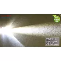 led灯珠12v超高亮12伏5mm圆头插件led汽车灯聚光F5发光二极管 12伏F5圆头高亮正白光100个 拍1件=10