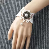 Party女王项链女短款锁骨链 配饰吊坠 白色手链一个