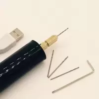 家用小型电转微型电钻迷你电磨小功率电动工具打孔迷你电磨微 USB塑转+3根转头