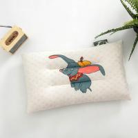 芝英 儿童乳胶枕 碎乳胶低枕头 枕芯 透气护颈椎枕 小象 长50宽30高5