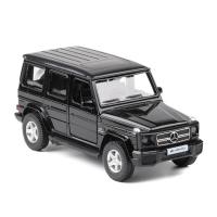 奔驰保时捷兰博基尼大众回力双开门合金汽车模型玩具车 黑色 奔驰G63盒装