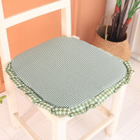 餐椅垫四季可拆洗座垫椅子垫餐桌椅椅垫垫子屁股垫办公室坐垫 千鸟格 一个坐垫(前47*后41*深46CM)