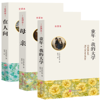 童年在人间我的大学母亲全套1200页原著全译本无删减正版高尔基作品集自传体小说三部曲青少年初高中生学校推荐世界文学名著