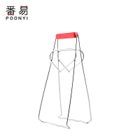 特价防烫夹取盘提盘器彩色不锈钢防滑夹碗器家用砂锅蒸菜取碗夹子 不锈钢1个