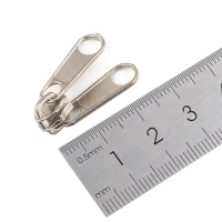 双面拉链头拉锁学生宿舍家用蚊帐拉链拉头帐篷门帘尼龙拉链配件 3号尼龙双面拉头10个