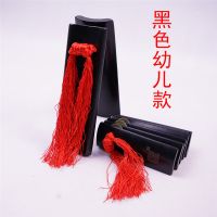 八音快板刻字幼儿童初学入门莲花落成人响板德云社同款演奏凹槽 黑色幼儿款红流苏