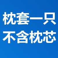 枕头家用一对装枕芯带枕套单人学生宿舍双人助睡眠护颈椎枕整头男 枕套一只 颜色随机[60*40]