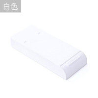 创意课桌下粘贴抽屉式笔筒办公桌用品学生笔盒文具整理收纳盒简约 小号白色