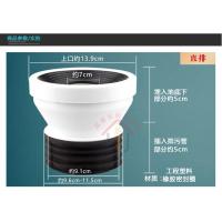 [天天特价]坐便器移位pvc下水管道马桶配件2cm5cm 加厚直排移位器