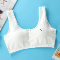 少女发育期内衣初高中学生文胸女孩小背心大童11-12-13-14-16岁棉 205# 白色 均码9-16岁