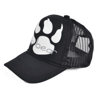 [天天特价]韩版夏天潮男女情侣卡通问号嘻哈鸭舌卡车网帽棒球 五爪黑色 可调节