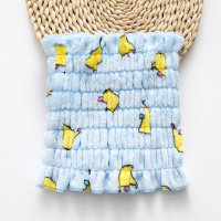 婴儿童秋冬季护肚脐围兜宝宝睡觉护肚子神器防着凉肚兜腹围防踢被 [法兰绒腹围]-蓝色皇冠1条 90cm(21x24cm丨均