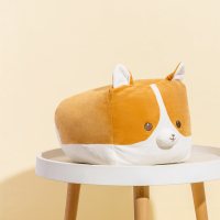 MINISO名创优品柴犬公仔抱枕马嘉祺玩偶可爱毛绒玩具女孩生日礼物 柯基方块抱枕-31*28cm 其它大小
