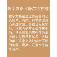 培养孩子专注力训练注意力教材玩具儿童学前提高记忆力观察力教具 注意力训练初级3*3+4*4