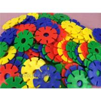 幼儿园桌面玩具大号加厚雪花片积木塑料拼插积木早教益智玩具 大号雪花片直径4.3约100片