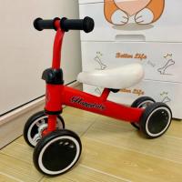 无脚踏 宝宝学步滑行车1-3岁男女孩四轮玩具溜溜滑步车 红色平衡车