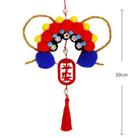 不织布亲子活动手工diy制作材料包戏曲京剧脸谱桌摆件创意礼物 105+Y穆桂英挂饰