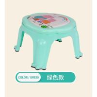 简易家用儿童宝宝餐桌椅座椅叫叫椅婴儿吃饭饭桌餐椅椅子小孩坐椅 马卡龙绿无餐盘凳子款 收藏送卡通软坐垫