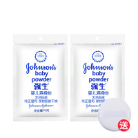 强生婴儿爽身粉新生宝宝痱子粉温和天然粉质保持干爽儿童爽身粉 爽身粉70g*2包