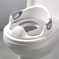 儿童坐便器宝宝训练马桶圈男女宝宝大号加大小孩厕所专用便尿盆 牛奶白