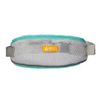 儿童摩托车夏季透气安全带宝宝绑绳电动车背带骑行小孩防摔带绑带 简易腰带透气(绿+灰网) 收藏宝贝送手环