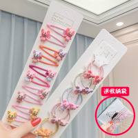 儿童发夹女公主可爱宝宝bb夹卡碎发小女孩发卡发饰 头饰女童夹子 桔红色 68#米老鼠系列20