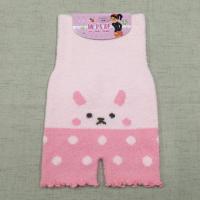 儿童高腰护肚裤软绵绵宝宝肚兜男童女童保暖护成人护肚围短裤秋季 粉红小兔单层 6个月-10岁 100cm