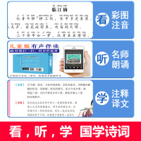 宋词三百首彩图注音版 3-12岁幼儿童启蒙认知早教益智扫码有声伴读国学启蒙经典古诗词 老师推荐课外阅读小学生儿童文学经典