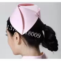 护士帽 加厚 护士帽 白色粉色蓝色 护士服 医师服白大褂 白色 均码