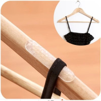 日本KM 20片透明衣架防滑贴自带3M粘胶粘贴式防撞粒防撞条 透明20只装