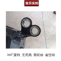 麻将馆餐桌机茶水架茶几放水杯的架子方腿圆腿旋转烟缸烟灰缸 两孔烟缸一个【立柱麻将机】