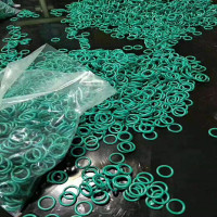 耐高温氟胶O型圈耐磨耐腐蚀耐高压密封圈橡胶圈线径2.4mm油封 氟胶外径6*2.4[25个/包]