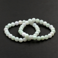 天然A货翡翠手链单圈手串男女士款翡翠玉手串特价捡漏福利款 F64-6#翡翠单圈8mm一条