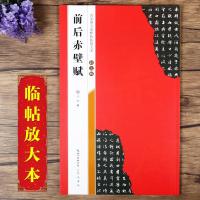 赵孟頫前后赤壁赋 临帖放大本 赵体行书书法毛笔字帖 如图
