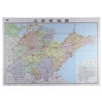 山东省地图新版 高清折叠贴图交通山东地图 旅游便携系列 2021年 山东省地图新版 高清折叠贴图交通山东地图 旅游便