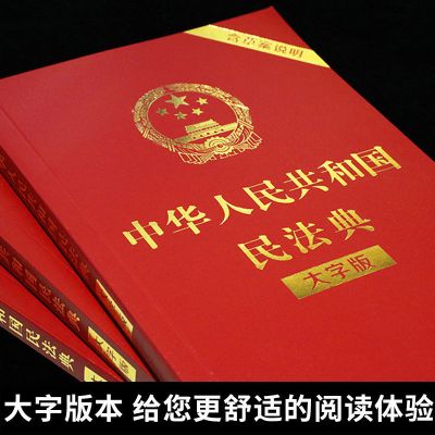 民法典2021正版全套全集民法典大字版常用法律图书 民法典