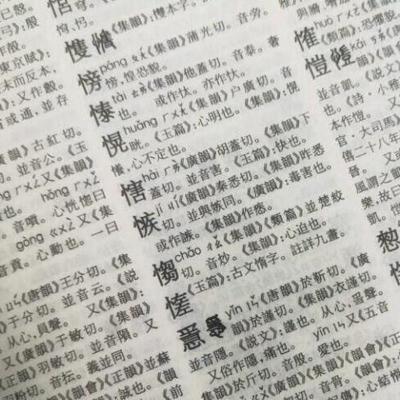 康熙字典 总收四万七千零三十五字 汉语大词典编纂处32开精装