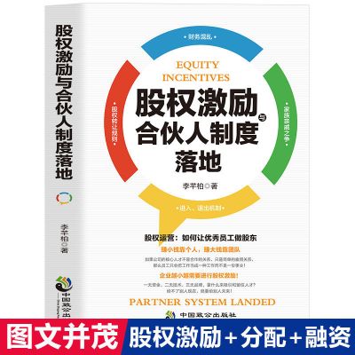 股权激励合伙人制度落地+股权激励实操手册创业合伙人管理类书籍 【1本】股权激励与合伙人制度落地