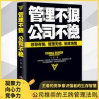 管理不狠公司不稳 企业团队经营管理领导者的成功法则创业书籍 管理不狠公司不稳 企业团队经营管理领导者的成功法则创业书