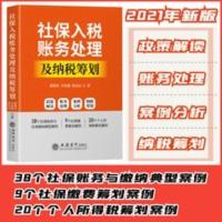 2021年新版 社保入税账务处理及纳税筹划 财务会计工具书 2021年新版 社保入税账务处理及纳税筹划 财务会计工具书
