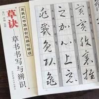 中国书法草书技法毛笔字帖 邓散木赵孟頫智永千字文王羲之草决歌 草书书写与辨识