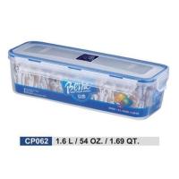 密封盒桶冷冻大容量收纳盒挂面盒冰箱保鲜盒长条面条盒子大号塑料 1.6升(约装2斤)