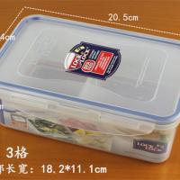 乐扣乐扣密封保鲜盒便当盒HPL817C分格型微波炉饭盒1L HPL817不带分格