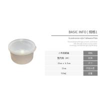 冰箱收纳盒圆形保鲜盒家用饭盒微波炉带盖大号厨房五谷杂粮 小号盒(1个装)