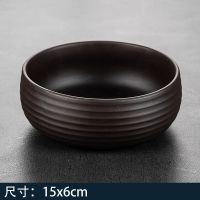 金允大号茶洗功夫茶具笔洗青花陶瓷配件茶道零配水盂水洗水培花盆 紫砂螺纹茶洗