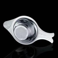 创典茶漏304不锈钢茶漏创意茶叶过滤茶具滤茶器公道杯套装茶滤器 CD-289 (304单茶漏）